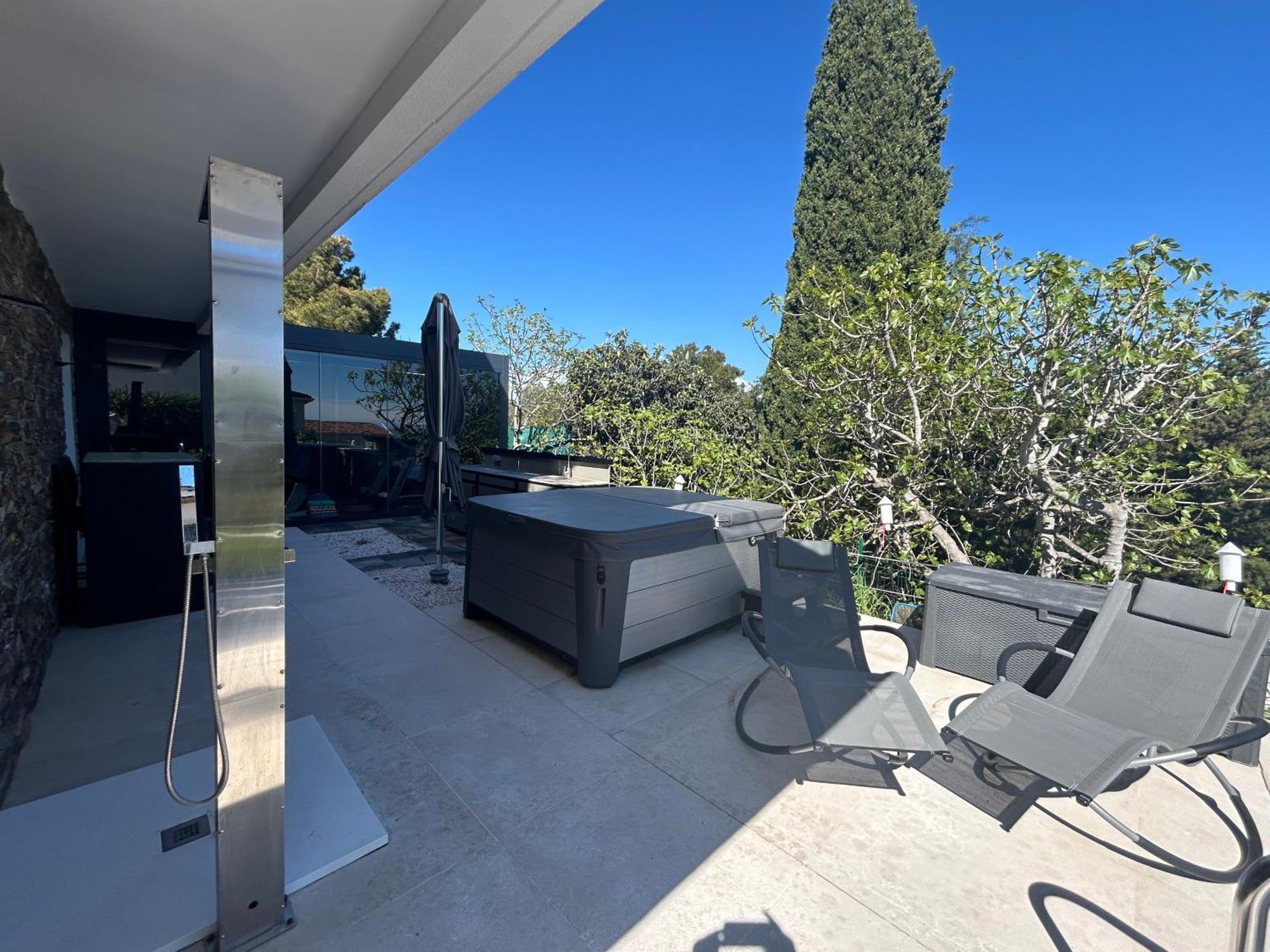 ניס Cottage Marin Avec Vue Mer מראה חיצוני תמונה